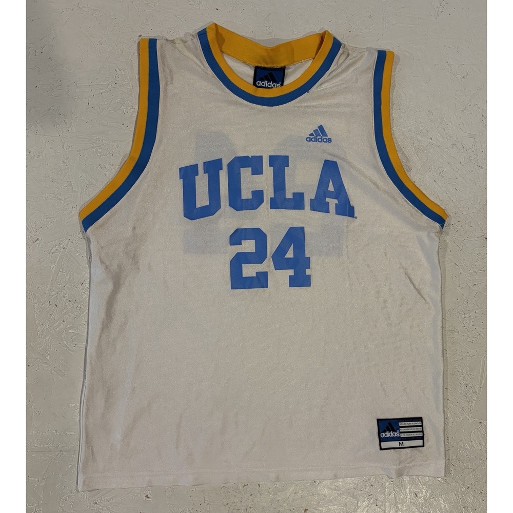 Vintage 1990's Adidas UCLA Bruins #24 NCAA Basketball Jersey Men's Medium
